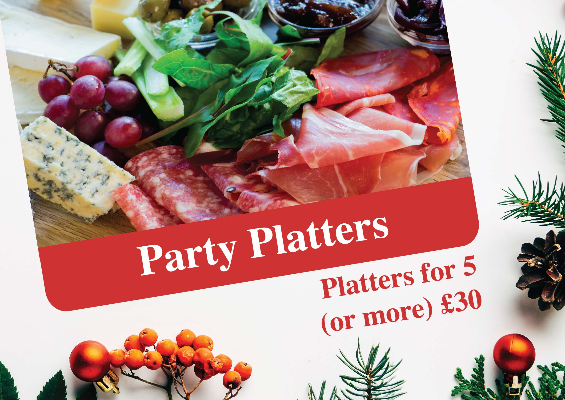 Platters for 5 (or more) £30
